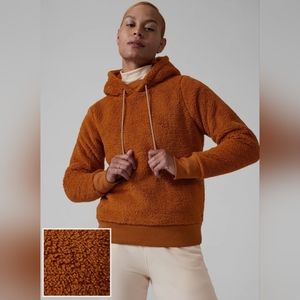 Athleta Tugga Sherpa Hoodie brown